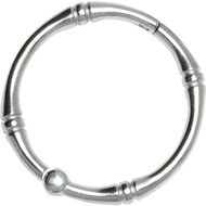 Zenna Home Chrome Decorative Shower Curtain Ring (12-Count)