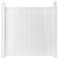Outdoor Essentials 6 Ft. H. x 6 Ft. L. Standard White Vinyl Privacy Fence