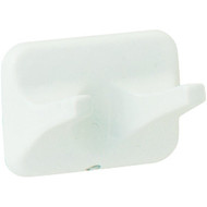 Home Impressions Vista White Double Robe Hook