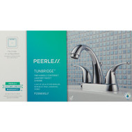 Peerless Turnbridge Chrome 2-Handle Lever 4 In. Centerset High Arc J Spout Bathroom Faucet with Pop-Up