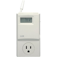 LUX Heating and Cooling Programmable Outlet Thermostat