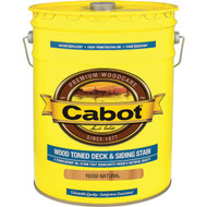 Cabot VOC Wood Toned Deck & Siding Exterior Stain  19200 Natural  5 Gal.