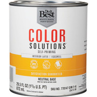 Do it Best Color Solutions Latex Self-Priming Eggshell Interior Wall Paint  Neutral Base  1 Qt.