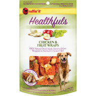 Ruffin' it Healthfuls Chicken & Fruit Flavor Chewy Dog Treat  3.5 Oz.