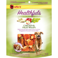 Ruffin' it Healthfuls Chicken & Fruit Flavor Chewy Dog Treat  1 Lb.