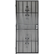 Precision Flagstaff 36 In. W x 80 In. H Black Steel Security Door