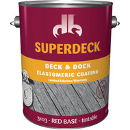 Duckback SUPERDECK Red Base Tintable Elastomeric Deck & Dock Coating  1 Gal.