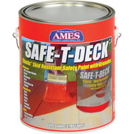 Ames Safe-T-Deck Gray Elastomeric Waterproofing Sealer Deck Paint  1 Gal.