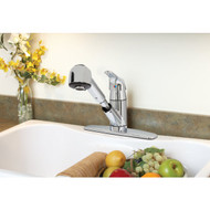 Home Impressions Single Handle Lever Pull-Out Kitchen Faucet  Chrome