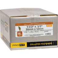 Pro-Fit 1/2 In. x 1-1/2 In. 16 Gauge Electro Galvanized GS-Style Medium Crown Staple (10 000 Ct.)