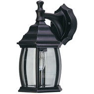 Home Impressions Black Incandescent Type A Outdoor Wall Light Fixture