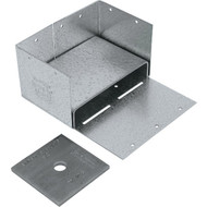 Simpson Strong-Tie 4 In. x 6 In. 16 ga Z-Max ABW Post Base