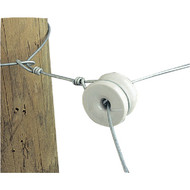 Gallagher Donut White Porcelain Electric Fence Insulator (10-Pack)