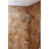 Home Impressions 5-Spray 1.75 GPM Combo Handheld Shower & Showerhead  Chrome