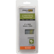 Pro-Fit 2 In. 15 Gauge Electro Galvanized 33 Degree DA-Style Angled Finish Nail (1000 Ct.)