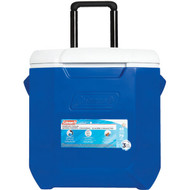 Coleman 45 Qt. 2-Wheeled Cooler  Blue