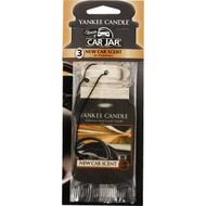 Yankee Candle Car Jar Classic Car Air Freshener  New Car Scent (3-Pack)