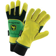 West Chester Protective Gear John Deere Men's Large Deerskin Leather Winter Glove