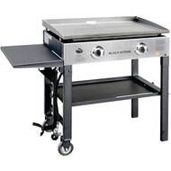 Blackstone 2-Burner Black 37 000 BTU 448 Sq. In. Outdoor LP Gas Griddle