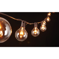 Gerson 10 Ft. 10-Light Clear Globe String Lights