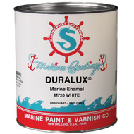 DURALUX Gloss Marine Enamel  White  1 Qt.