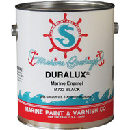 DURALUX Gloss Marine Enamel  Black  1 Gal.