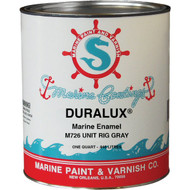 DURALUX Gray Gloss Marine Enamel  Unit Rig  1 Qt.