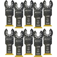 Imperial Blades ONE FIT 1-1/4 In. Titanium Coated Bi-Metal Storm Oscillating Blade (10-Pack)