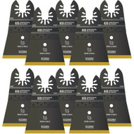 Imperial Blades ONE FIT 2-1/2 In. Titanium Coated Bi-Metal Storm Oscillating Blade (10-Pack)