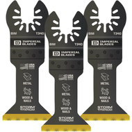 Imperial Blades ONE FIT 1-3/4 In. Titanium STORM Wood/Metal Oscillating Blade (3-Pack)