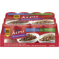 Alpo Prime Cuts Beef and Lamb & Rice Wet Dog Food  12 Cans