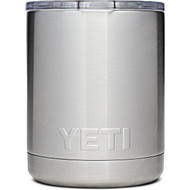 Yeti Rambler Lowball 10 Oz. Silver Stainless Steel Insulated Tumbler