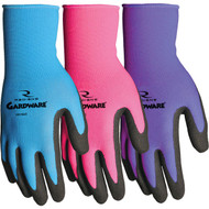 GardWare Women's Medium Breathable Nitrile Palm Garden Glove