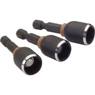 Milwaukee 7/16 In. x 1-1/2 In. Insert Impact Nutdriver  (3-Pack)