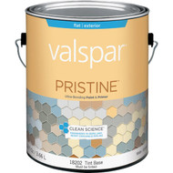 Valspar Pristine 100% Acrylic Paint & Primer Flat Exterior House Paint  Tint Base  1 Gal.