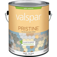 Valspar Pristine 100% Acrylic Paint & Primer Satin Exterior House Paint  Tint Base  1 Gal.