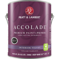 Pratt & Lambert Accolade Premium 100% Acrylic Paint & Primer Velvet Interior Wall Paint  Deep Base  1 Gal.