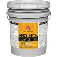 Pratt & Lambert Pro-Hide Gold Ultra Latex Flat Interior Wall Paint  Bright White Base  5 Gal.