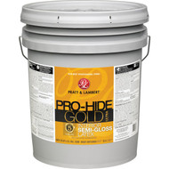 Pratt & Lambert Pro-Hide Gold Ultra Latex Semi-Gloss Interior Wall Paint  Bright White Base  5 Gal.