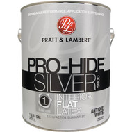 Pratt & Lambert Pro-Hide Silver 5000 Latex Flat Interior Wall Paint  Antique White  1 Gal.
