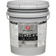 Pratt & Lambert Pro-Hide Silver 5000 Latex Eggshell Interior Wall Paint Pro White  5 Gal.