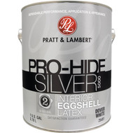 Pratt & Lambert Pro-Hide Silver 5000 Latex Eggshell Interior Wall Paint  Dover White  1 Gal.