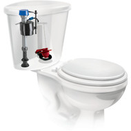 Fluidmaster PerforMAX Fill Valve & 2 In. Flush Valve Toilet Repair Kit