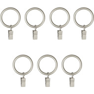 Umbra 1 In. Clip Curtain Ring  Nickel (7-Pack)