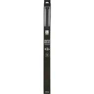 Umbra Cappa 36 In. To 66 In. 1 In. Single Curtain Rod  Black