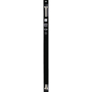Umbra Ella 72 In. To 144 In. 1 In. Single Nickel Curtain Rod
