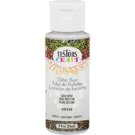 Testors 2 Oz. Acrylic Glitter Craft Paint  Gold Rush