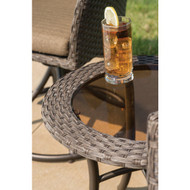 St Augustine 3-Piece Wicker Chat Set with Cushions