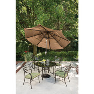 Outdoor Expressions South Beach 5-Piece Dining Set with Cushions