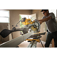 DEWALT FLEXVOLT 120-Volt MAX Lithium-Ion Brushless 12 In. Dual-Bevel Sliding Compound Cordless Miter Saw Kit
